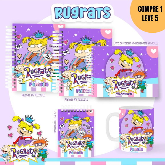 Arquivo Digital Pack Nostalgia + Colorir Rugrats -2818