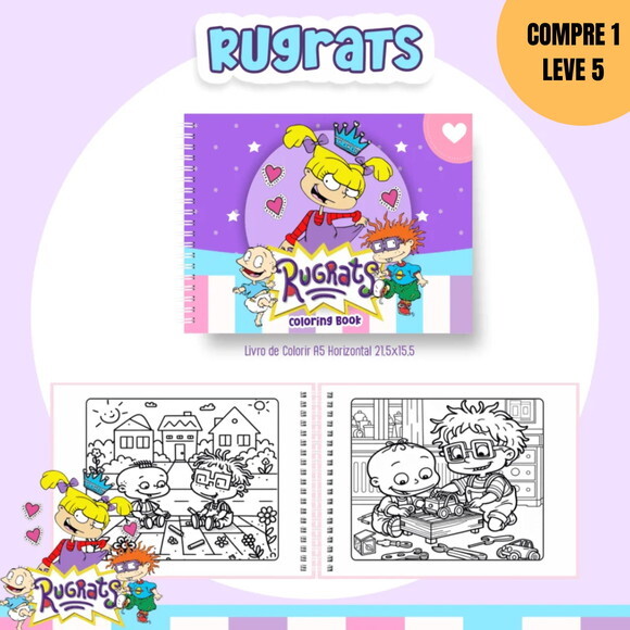 Arquivo Digital Pack Nostalgia + Colorir Rugrats -2818