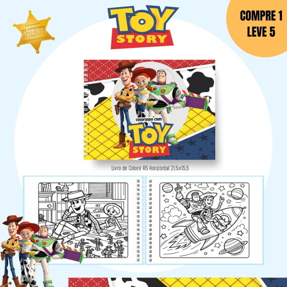 Arquivo Digital Pack Nostalgia + Colorir Toy Story -2820