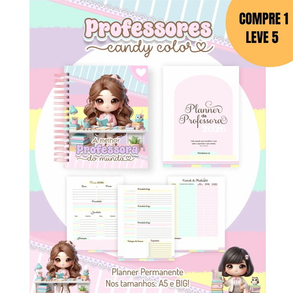 Arquivo Digital Pack Professora Candy 2026 -4715