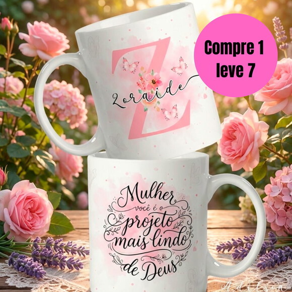 Arquivo Digital Pacote de Caneca Dia da Mulher 2026 -6476