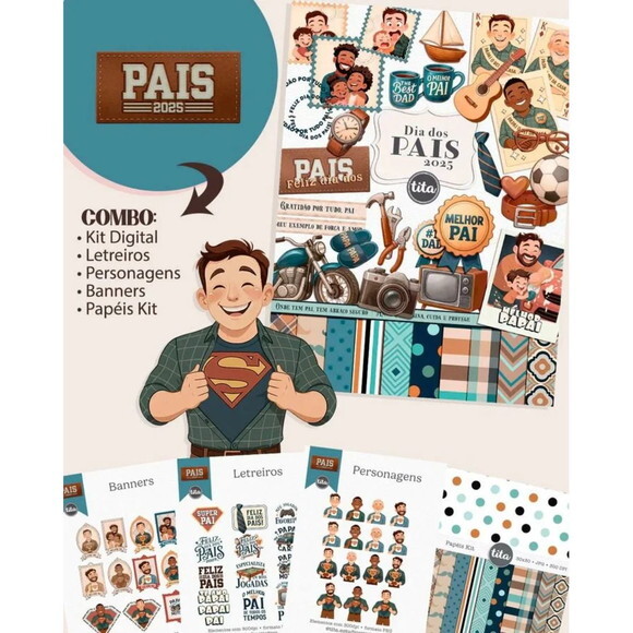 Arquivo Digital Pais 2025 Combo Ilustrações -4276