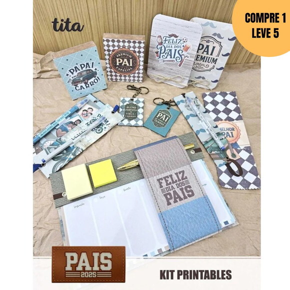 Arquivo Digital Pais 2025 Kit Printables -4442