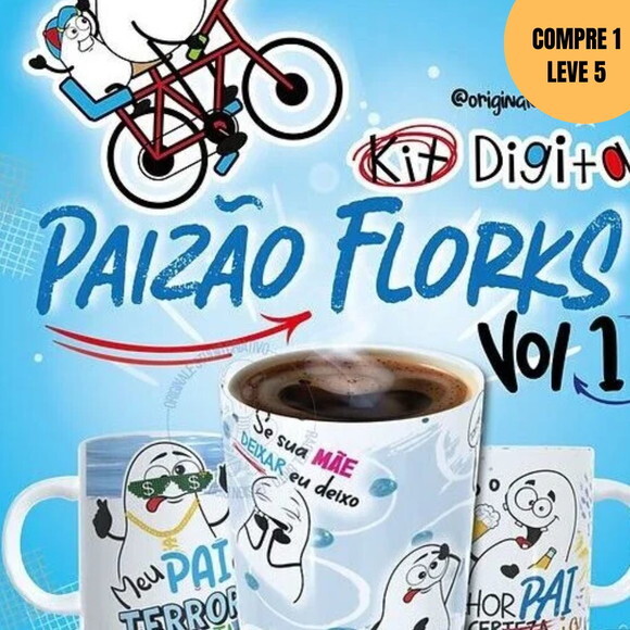 Arquivo Digital Paizão Florks + Kit Digital -4397