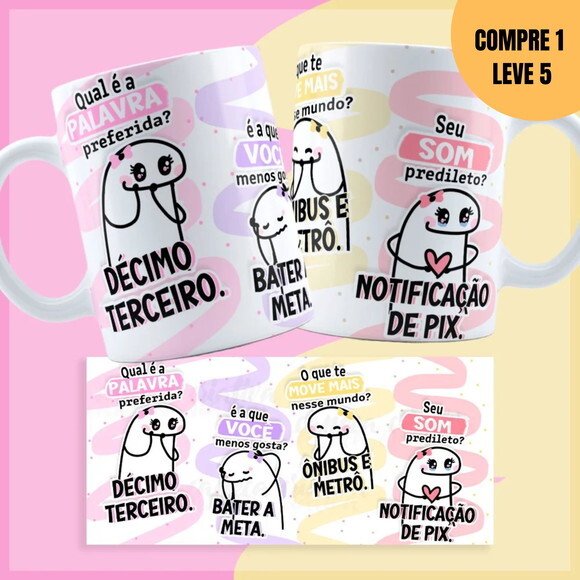 Arquivo Digital Palavra Favorita Arte para Caneca -1979