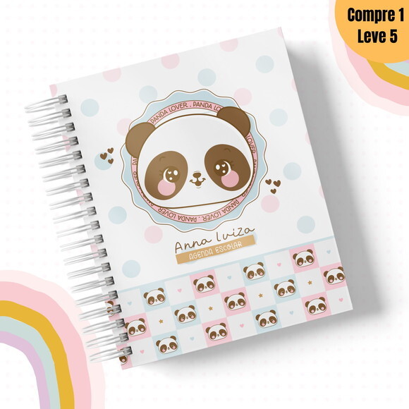 Arquivo Digital Panda Kit Escolar 2025 -844