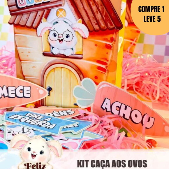 Arquivo Digital Páscoa 2025 Kit Caça aos Ovos -2282