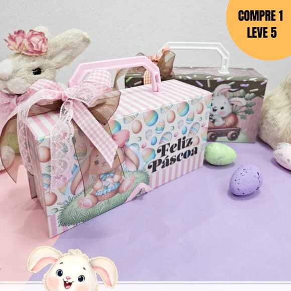 Arquivo Digital Páscoa 2025 Pack Cartonagem + Video -2196