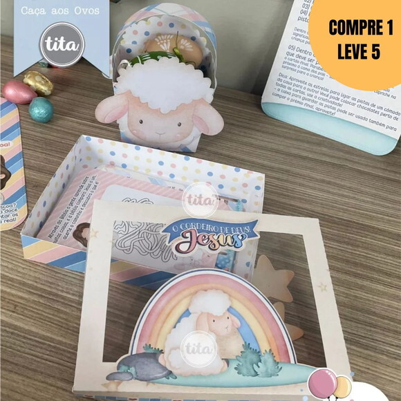 Arquivo Digital Páscoa com Cristo Caça aos Ovos -2508