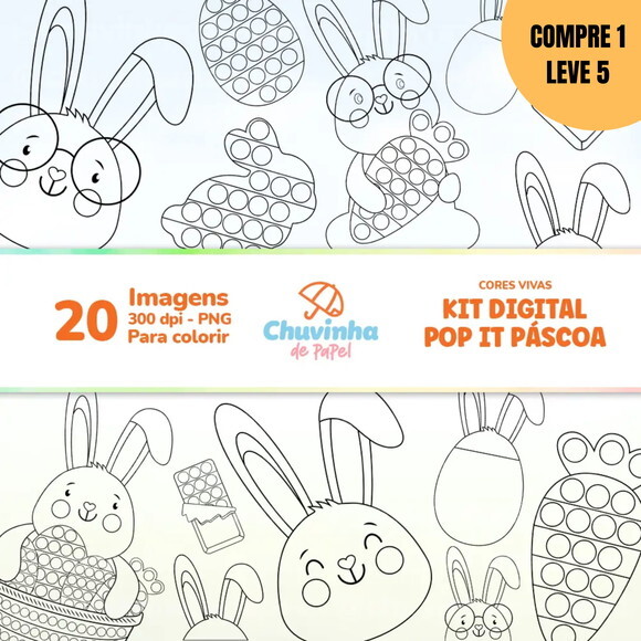 Arquivo Digital Páscoa Pop It Kit Digital Mimos -1578