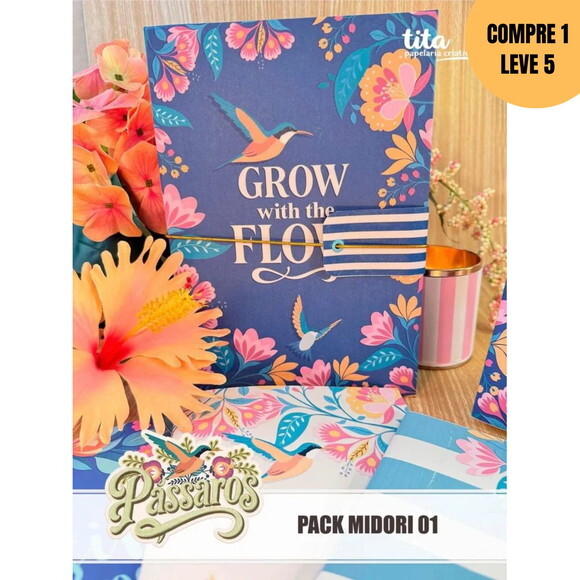 Arquivo Digital Pássaros Pack Midoris 01 -4099