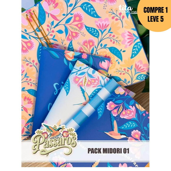 Arquivo Digital Pássaros Pack Midoris 01 -4099