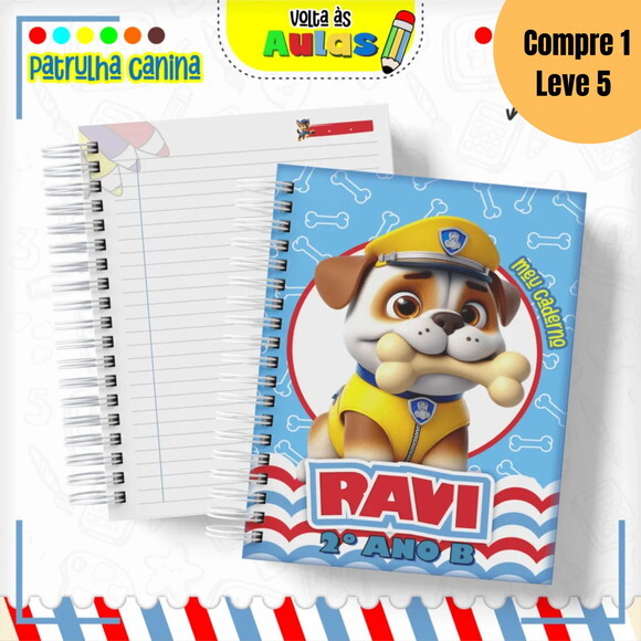 Arquivo Digital Patrulha Canina Kit Escolar 2025 -1657
