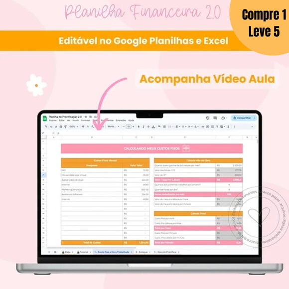 Arquivo Digital Planilha Precificação 2.0 -1381