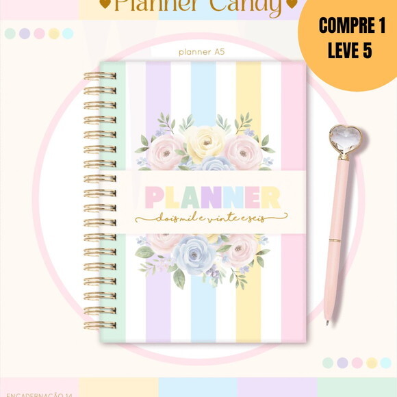 Arquivo Digital Planner A5 2026 -5249
