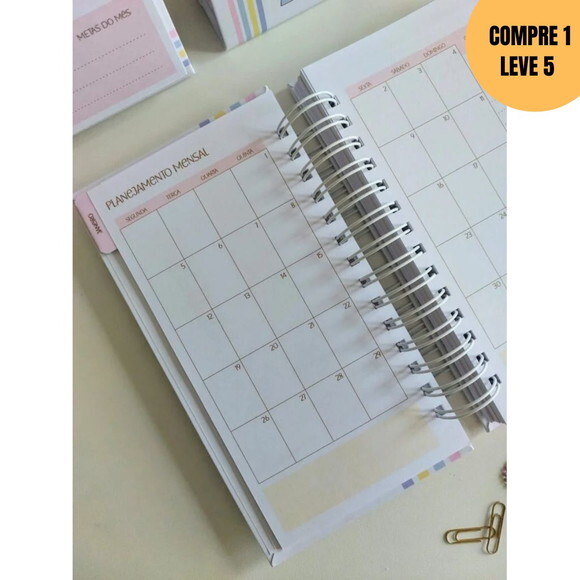 Arquivo Digital Planner Collors Slim 2026 -4360