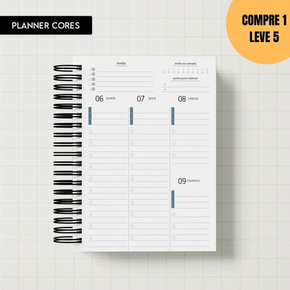 Arquivo Digital Planner Cores 2026 -5836