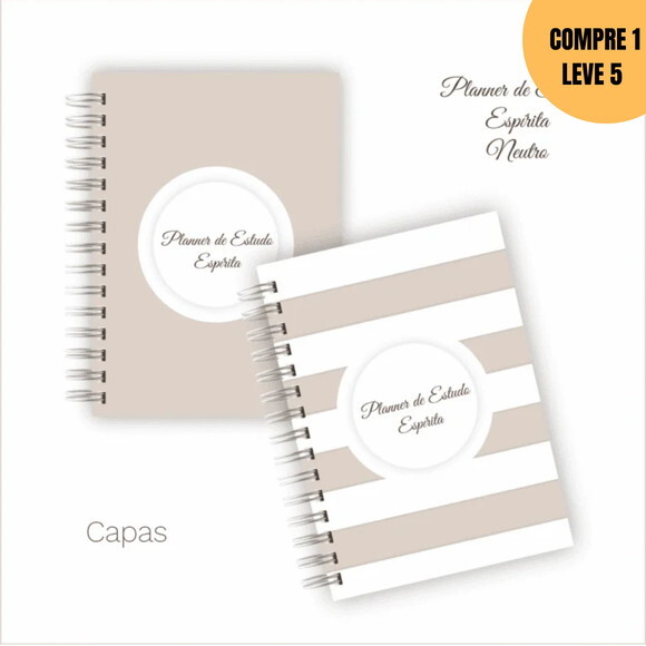 Arquivo Digital Planner de Estudo Espírita Neutro -3112