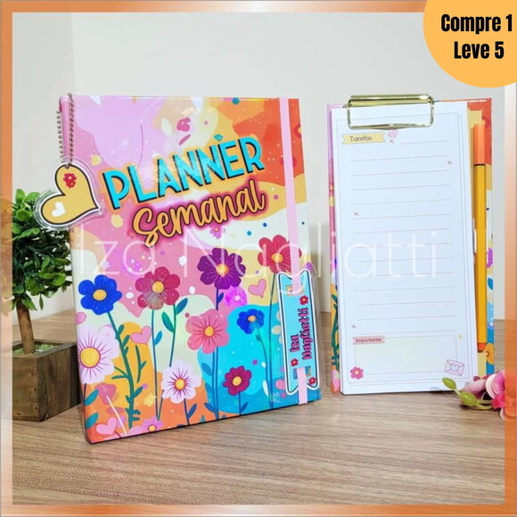 Arquivo Digital Planner Semanal e Prancheta 2025 -1056