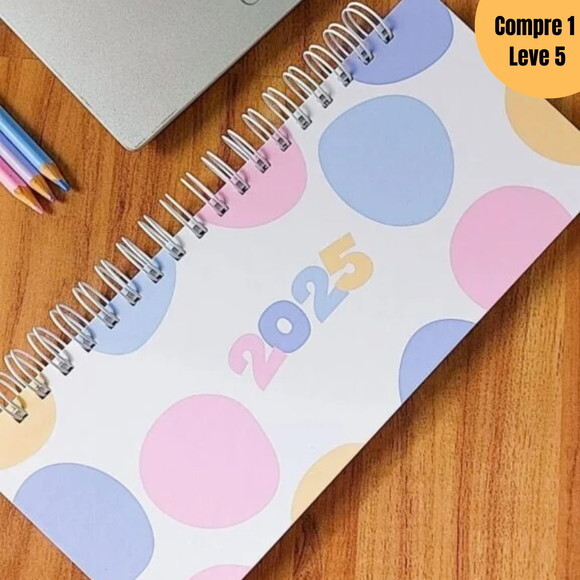 Arquivo Digital Planner Teclado Collors 2025 -893