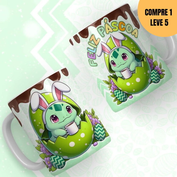 Arquivo Digital Pokemon Artes para Canecas -2107