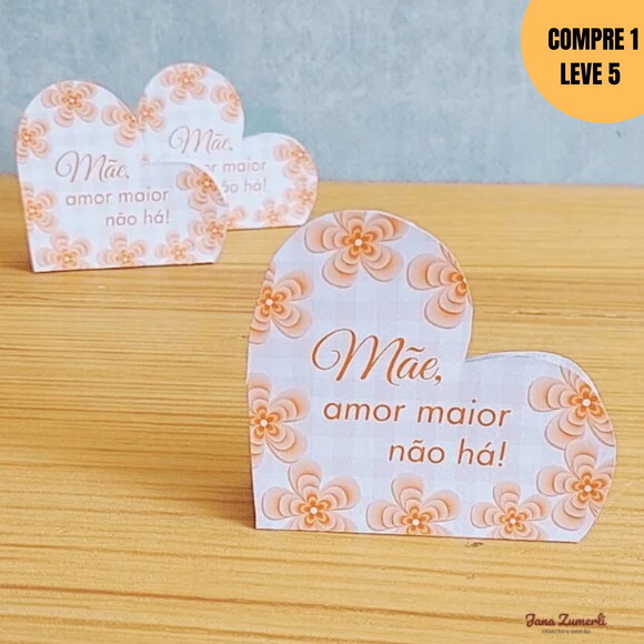 Arquivo Digital Porta Batom Coração Dia das Mães -3267