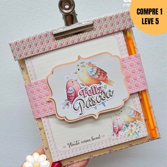 Arquivo Digital Prancheta Clipboard Páscoa -2126