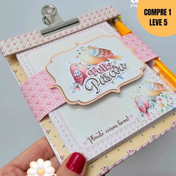 Arquivo Digital Prancheta Clipboard Páscoa -2126
