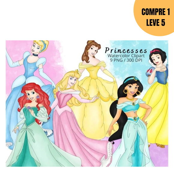 Arquivo Digital Princesas Kit Digital -1528