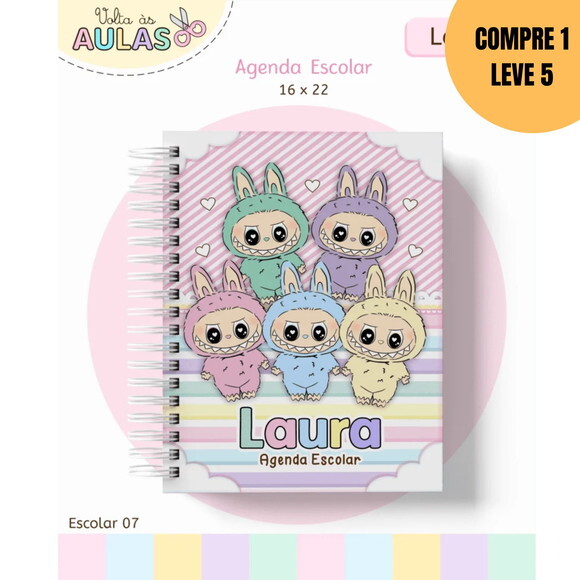 Arquivo Digital Princesas Labubu Volta as Aulas 2026 -6215