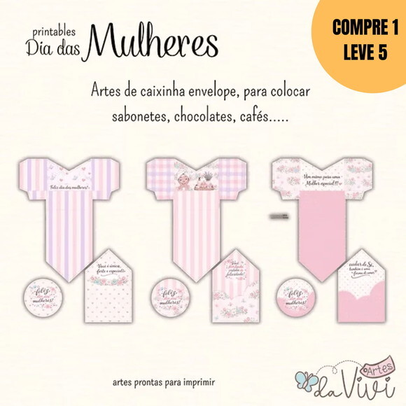 Arquivo Digital Printables Dia das Mulheres 2026 -6335