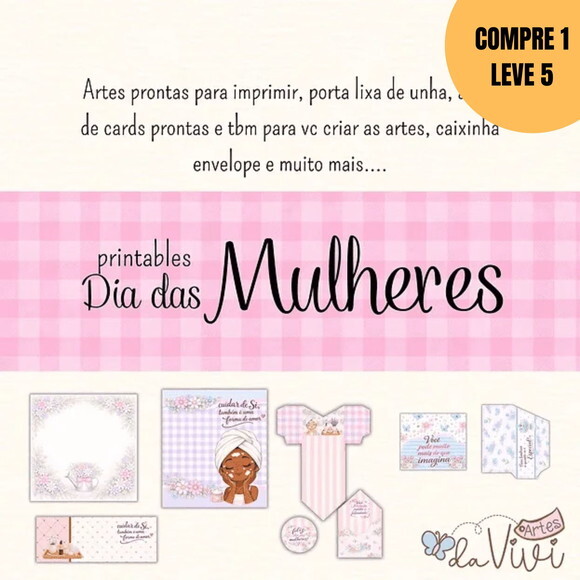 Arquivo Digital Printables Dia das Mulheres 2026 -6335