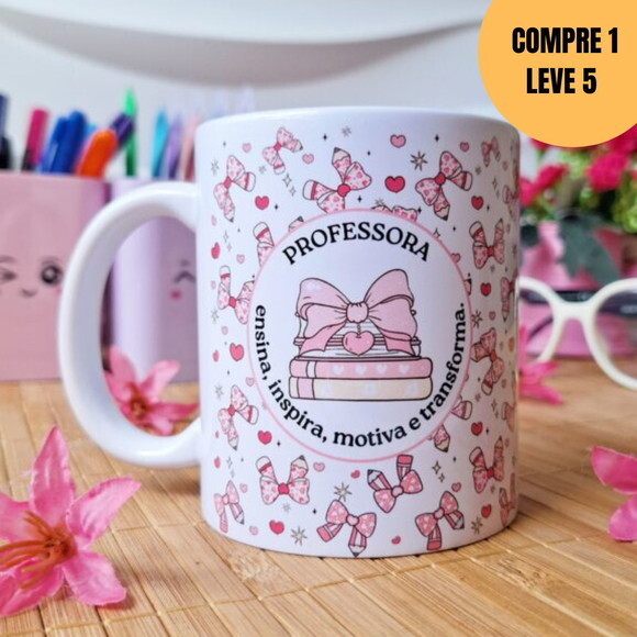 Arquivo Digital Professora Arte para Caneca -5237