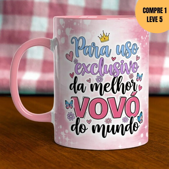 Arquivo Digital Querida Vovó Arte para Caneca 2025 -4415