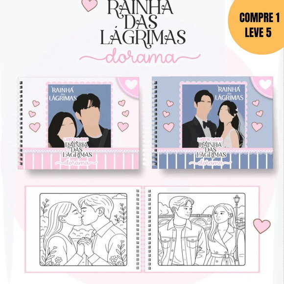 Arquivo Digital Rainha das Lágrimas Livros de Colorir -4309