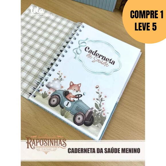 Arquivo Digital Raposinhas Encadernação Menino & Menina-5400