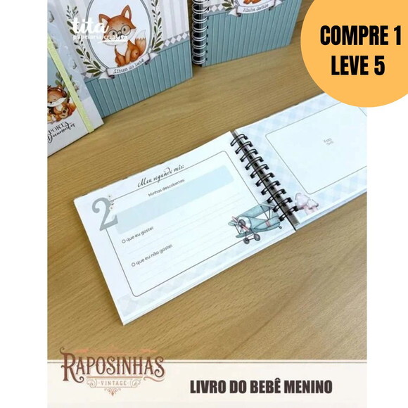 Arquivo Digital Raposinhas Encadernação Menino & Menina-5400