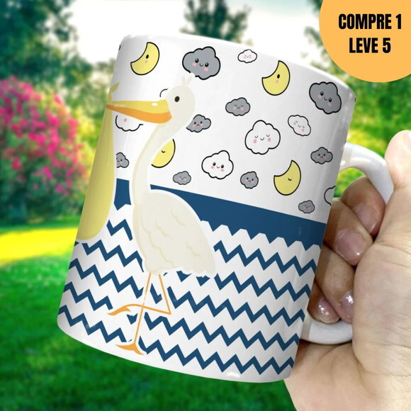 Arquivo Digital Revelação Papai Arte para Caneca -1607