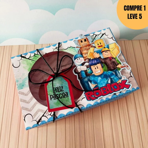 Arquivo Digital Roblox Caixa Mini Confeiteiro Páscoa -2885