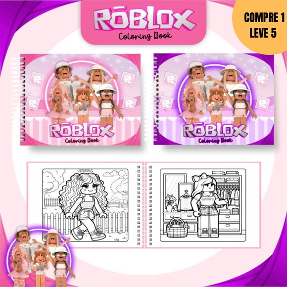 Arquivo Digital Roblox Menina Livros de Colorir -3361