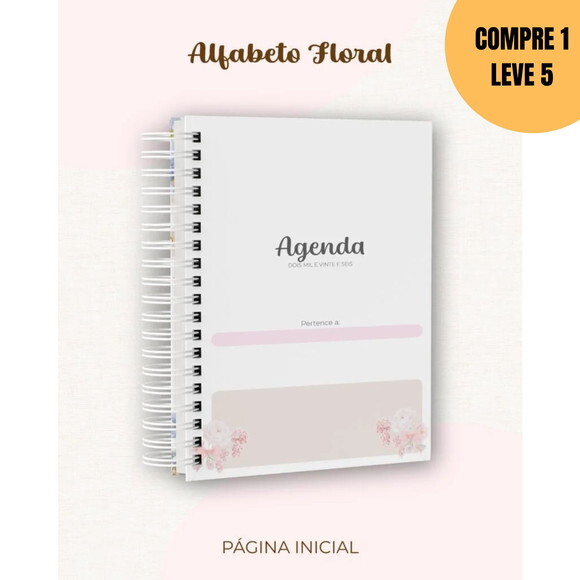 Arquivo Digital Rosa 2 Alfabeto Floral 2026 -6278