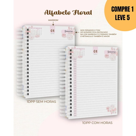 Arquivo Digital Rosa 2 Alfabeto Floral 2026 -6278