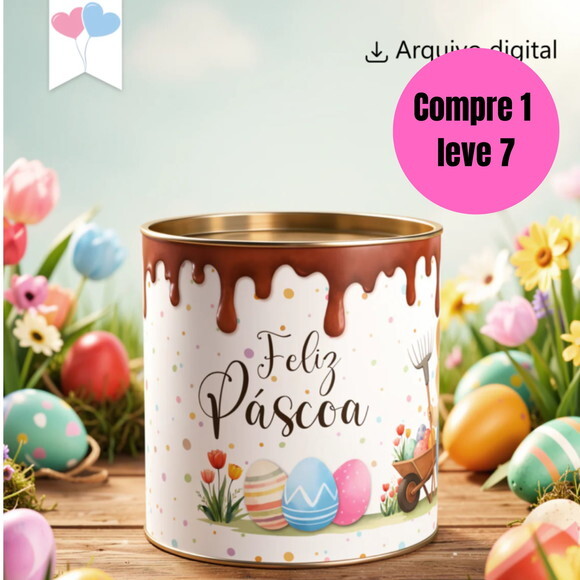 Arquivo Digital Rótulo Tubolata Páscoa - 6532