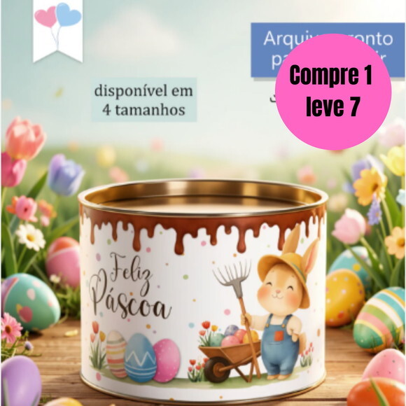 Arquivo Digital Rótulo Tubolata Páscoa - 6532