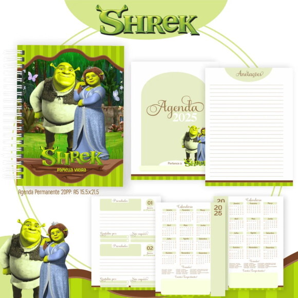 Arquivo Digital Shrek Capas e Miolos 2025 -135