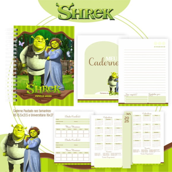 Arquivo Digital Shrek Capas e Miolos 2025 -135