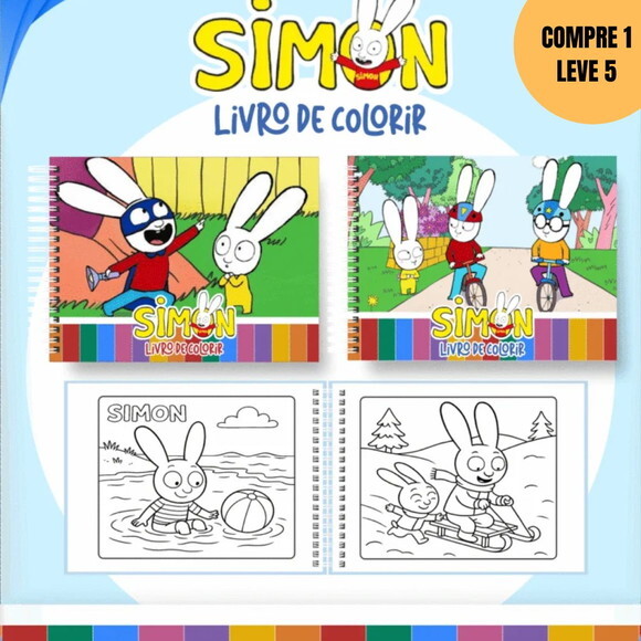 Arquivo Digital Simon Livros de Colorir -4038