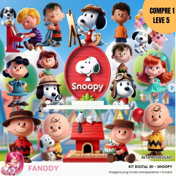 Arquivo Digital Snoopy Kit Digital - 3011