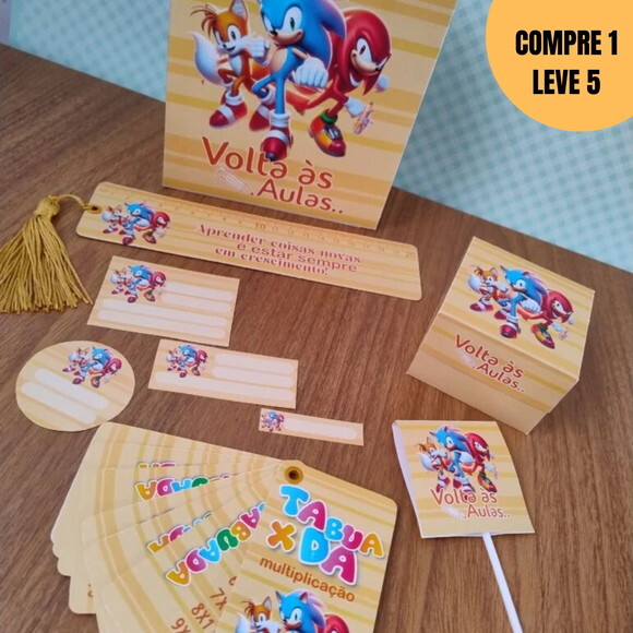 Arquivo Digital Sonic Kit Temático -1525