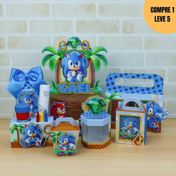 Arquivo Digital Sonic Kit Festa Pronta -3811